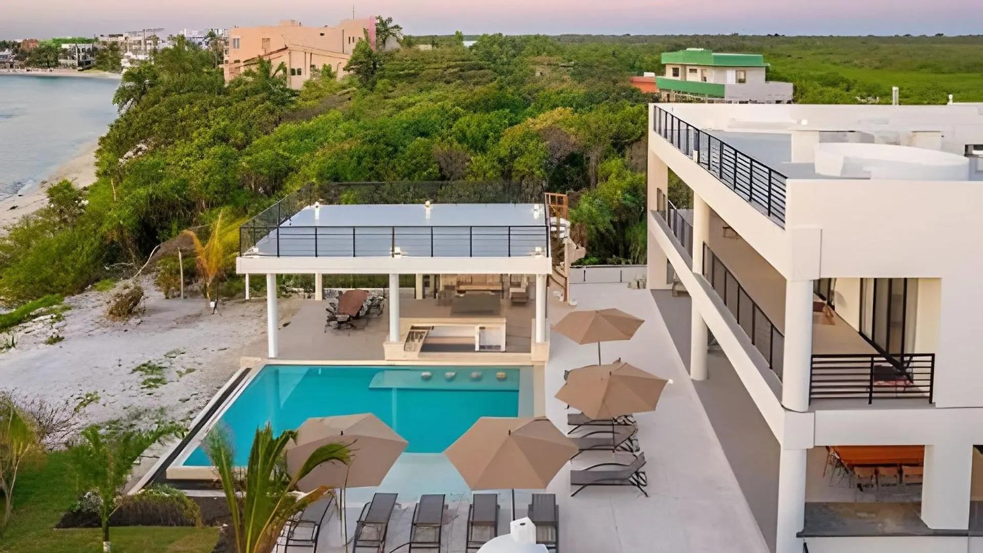 Θέρετρο 8Bdr Beach Private Chef -Wedding & Retreats /Golf Akumal Casa Milah